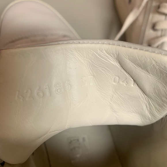 Authentic Gucci hightop sneakers size 37 grey/camel - Picture 8 of 9